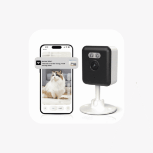 Smart 3MP HD Smart Home Security Camera,Real-time APP Alert,2-Way Audio,Human body&Sound Detection,Motion Tracking for Baby