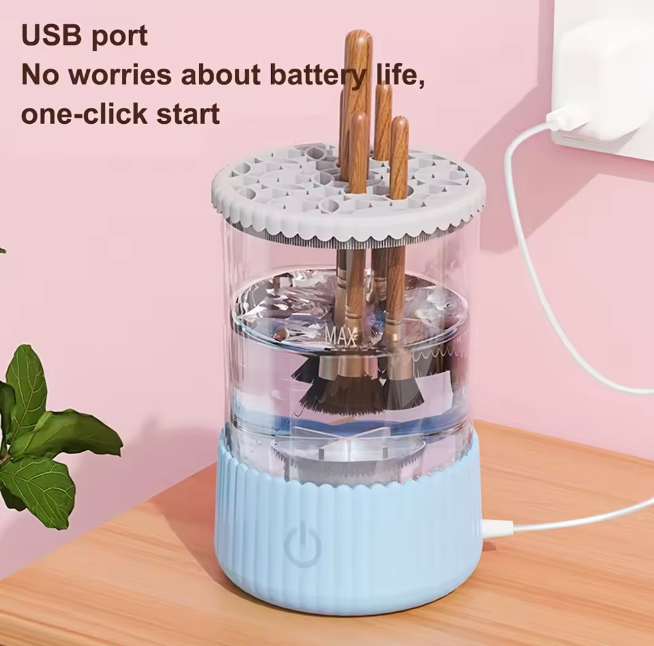 t83c electric makeup brush cleaner portable makeup brush cleaner
